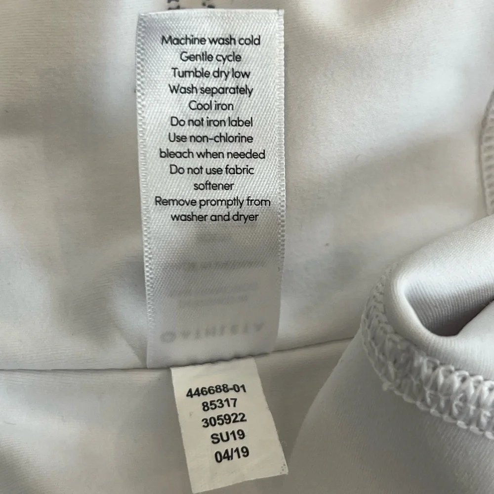 Athleta white lime